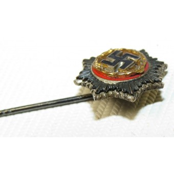 Немецкий крест- золотая степень с миниатюрой. Espenlaub militaria